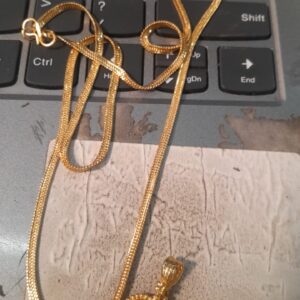 Gold Plated Womens Neck Pendant