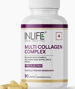 Inlife Multi Collagen Complex Tablets 90 Tablets