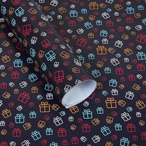 Paperpop Blue Gift Boxes Print Gift Wrapping Paper 19X 29 Pack Of 5 Sheets For Gift Packing Birthday