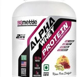 Mettle Alpha Whey Protein Kesar Pista Delight Flavour 2Kg