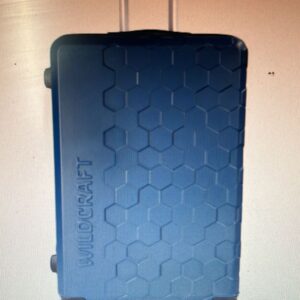 Wildcraft Textured Pyxis Large Trolley Suitcase Navy Blue Ean No 8903338533702