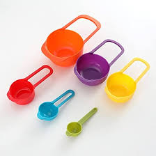 Kolorfish 6 Piece Measuring Cups And Spoons Set