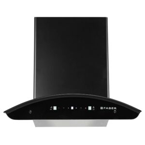 Faber Hood Magnus In Hc Sc Fl Ebk 60 Kitchen Chimney Black