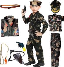 Fancy Steps Printed Army Bsf Dress Cap Whistle Rope Gun Gun Cover For Fancy Size 26