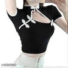 Korine Top Half Sleeve Black Size M