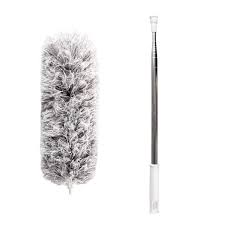 Microfiber Feather Duster Bendable Extendable Fan Cleaning