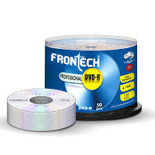 Frontech Blank Dvd R 4 . 7 Gb 16X Speed Digital Disk Pack Of 50