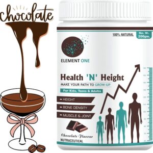 Element One Health N Height Herbal Protein Childrens Tasty Chocolate Flavours 200Gm