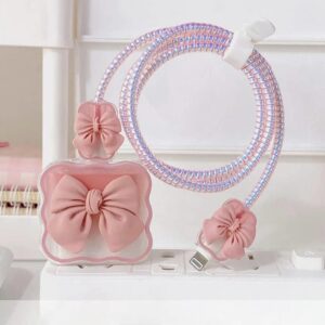 18 20W Silicone Bow Charger Case Cover 360 Degree Full Protection New Edition