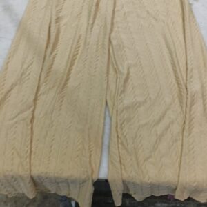 Women Palazzo Cream Colour Size Xl
