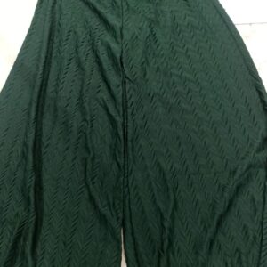 Women Palazzo Green Colour Size Xl