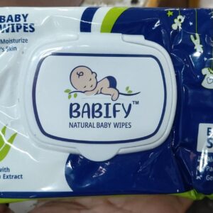 Babify Premium Baby Wipes With Fliptop Lid 72 Wipes