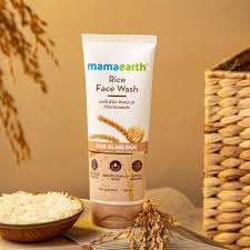 Mamaearth Rice Face Wash Rice Water Niacinamide Glass Skin 100Ml