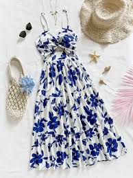 Petal Pup Skirt Suit Womens Xs Blue White Size S