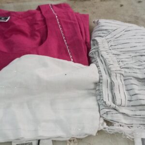 Multicolour Women Kurta Salwar Dupatta Size 42