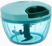 Solimo Plastic Compact Vegetable Chopper 500Ml Green