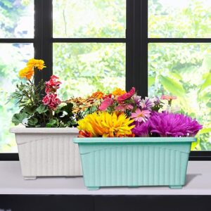 Kuber Industries Flower Pot Multi Colour Pack Of 4