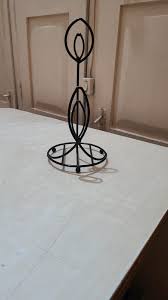 Black Iron Napkin Roll Holder For Kitchen