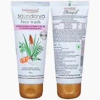 Patanjali Ayurveda Soundarya Orange Peel Neem Tulsi Aloe Vera Face Wash 60G