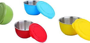 Microwave Ou Stainless Steel Plastic Dinner Set Bowl 4