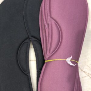 Women Shoe Insole Purple And Black Color Set Of 3