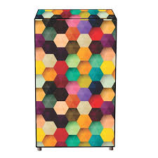 Mogne Fab Pvc Fridge Cover Single Door Multi Color