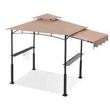Abccanopy 8X5 Outdoor Grill Gazebo Extra Awning Bbq Canopy Led Lights