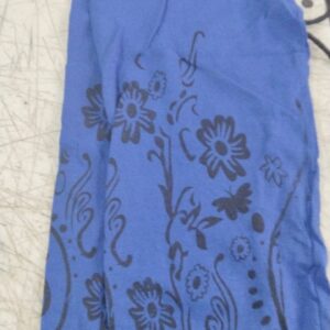 Navy Blue Colour Flower Printed Pajami Size 3 To 4 Years