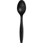 Black Color Plastic Serving Spoon