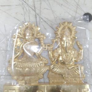Decorative Golden Laxmi Ganesh Idol