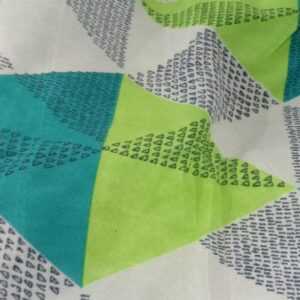 White Colour Printed Double Bed Sheet Two Pillow Cover