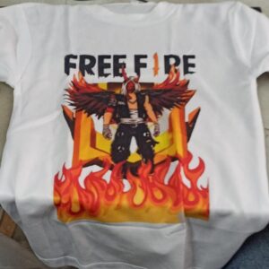 White Colour Printed T Shirt For Kids Boy Size 24