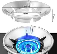 Gas Iu Saver Burner Stand Pack Of 2 Fire And Windproof Gas Saver Jali Ring