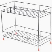 2 Tier Kitchen Rack Steel