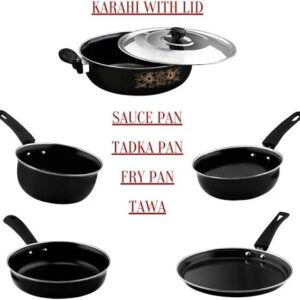 5 Pcs Cast Iron Cookware Set