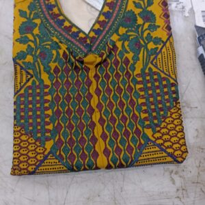 Women Kurta Yellow Printed Colour Size Xxl