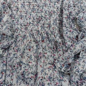 Women Top White Printed Size M