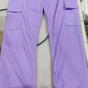 Women Track Pant Purple Colour Size M