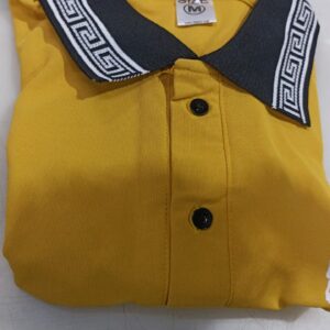 Men T Shirt Yellow Colour Size M