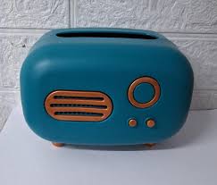 Lishon Vintage Tissue Box Holder Home Kitchen Dining Living Room Bedroom Night Desktop Tissue Storage Organizer