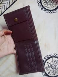 Men Casual Artificial Leather Genuine Leather Wallet Brown Colour