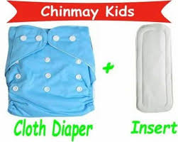 Kidsify Washable Baby Cloth Diaper Reusable Size Cloth Diaper Nappy Blue Colour Newborn