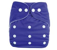 Kidsify Washable Baby Diaper Premium Cloth Diaper Navy Blue Newborn