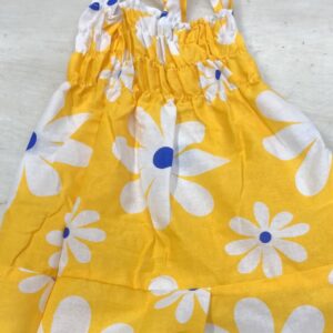 Yellow Color Frock For Kids Girls Size Nb