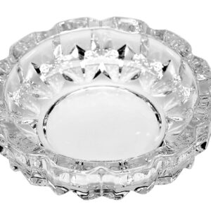 Green Apple Crystal Heavy Glass Ashtray For Indoor And Outdoor Decorative