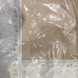 Cream Color 6 Seater Dining Table Cover