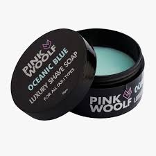 Pink Woolf Shaving Soap Oceanic Blue Soap 50Gm