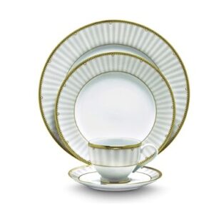 Noritake Japan Porcelain Serving Bowl 1Pcs Luxury Dining Kitchen Set Monarch Gold Golden Spare Serving Bowl