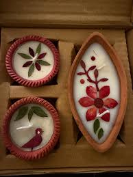 Flower Wax Diya