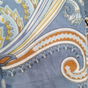 Sky Color Printed Single Bed Sheet 2 Pillow Cover